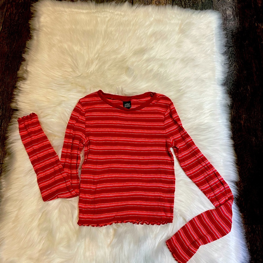 Wild gable long Sleeve crop shirt